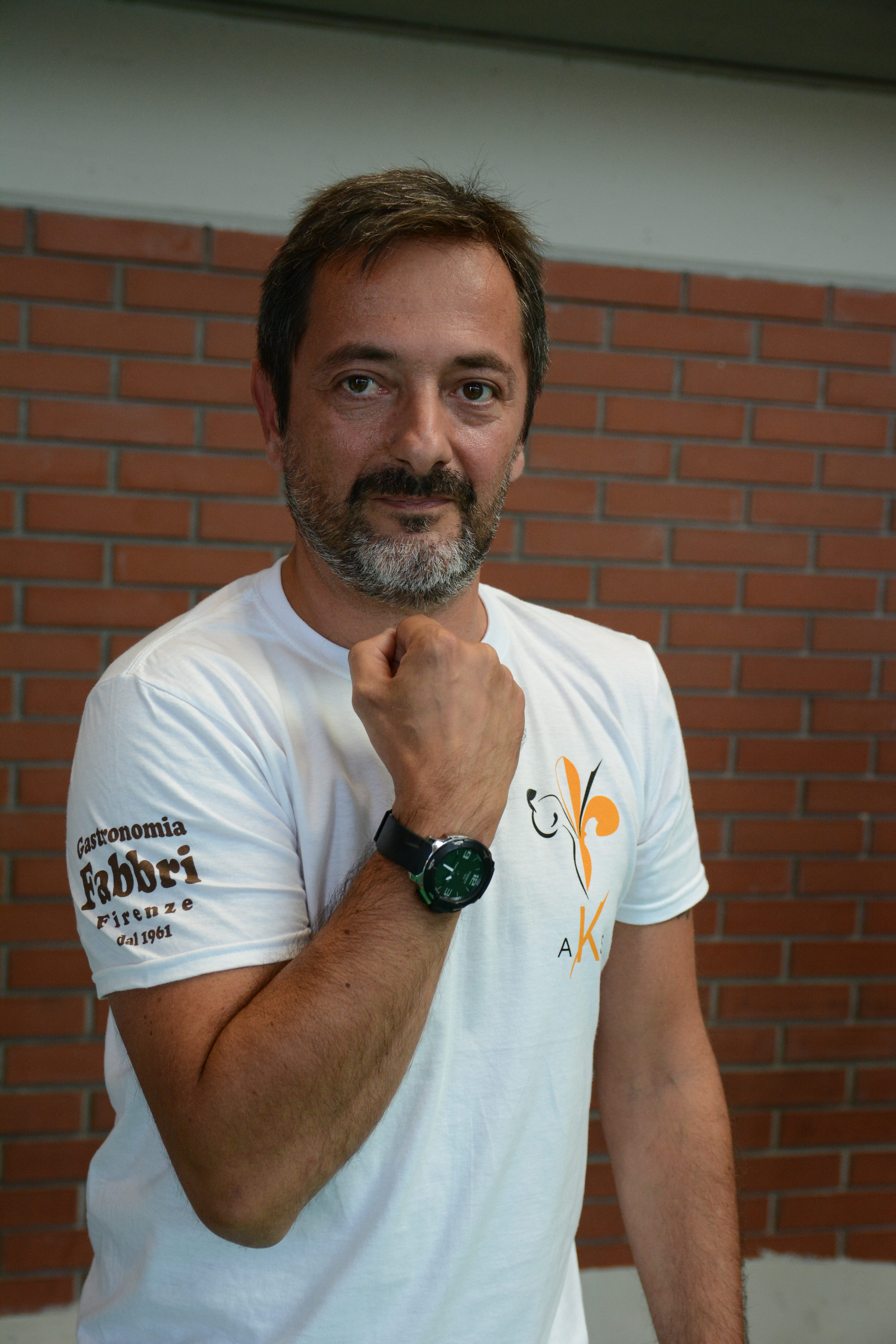Luca Fabbri, titolare della Gastronomia Fabbri, main sponsor dello stage AKS.