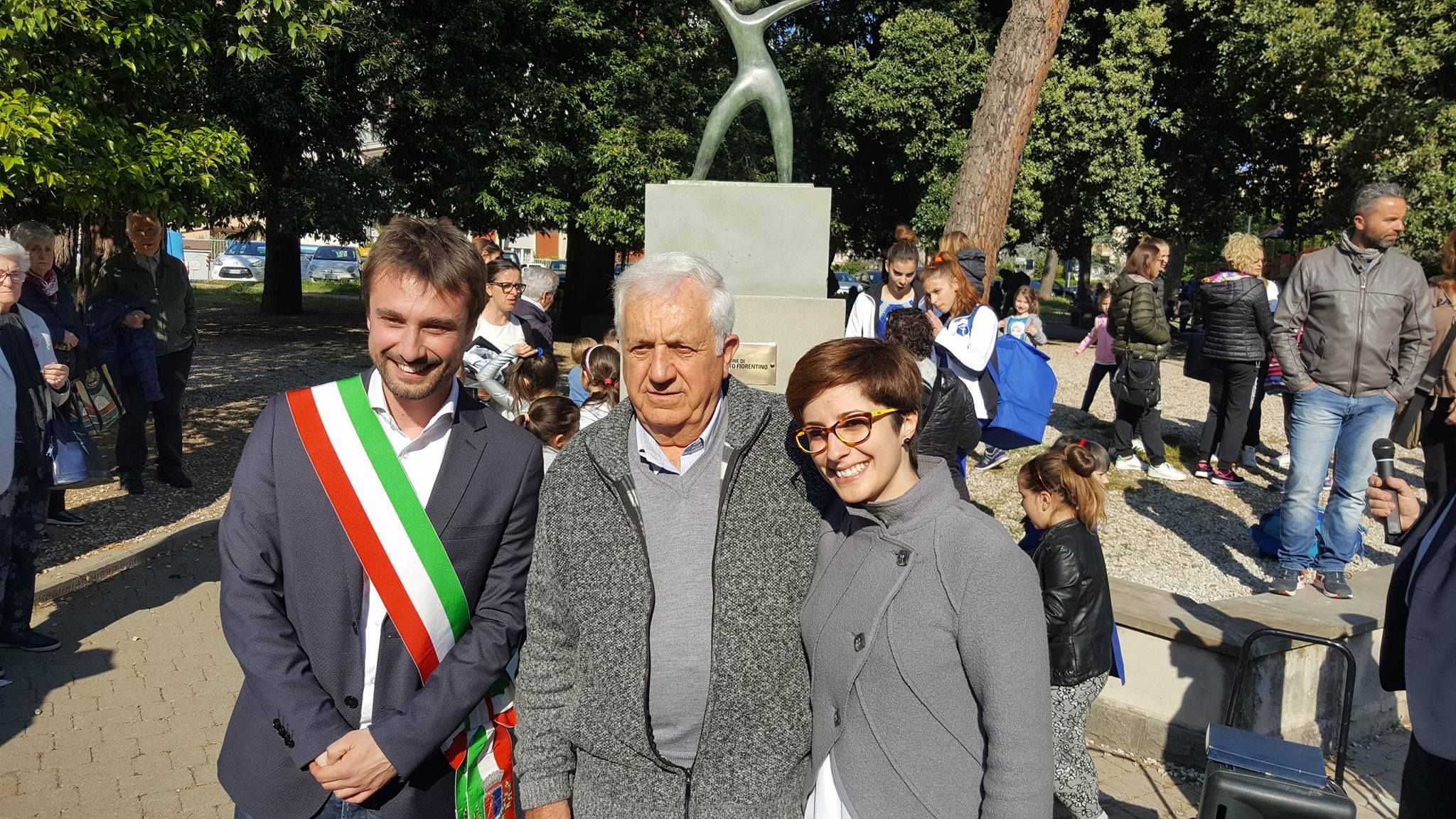 Da sinistra: Lorenzo Falchi, Guido Botticelli, Diana Kapo