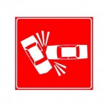 Simbolo di incidente stradale
