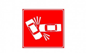 Simbolo di incidente stradale