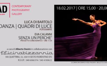 All’Officina Bizzarria, la mostra fotografica “Danza/Quadri di luce”
