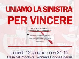 “Uniamo la sinistra per vincere”: incontro alla CdP di Colonnata
