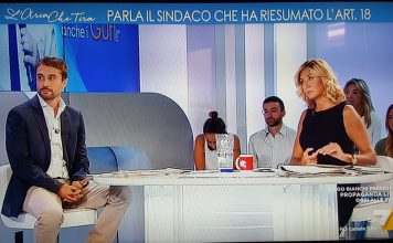 Falchi su La 7: “La reintroduzione dell’articolo 18 è stato un segnale forte”