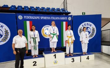 Campionati italiani Karate Fesik, medaglia d’oro per Ambra Magherini