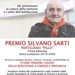 Locandina premio Silvano sarti il partigiano Pillo