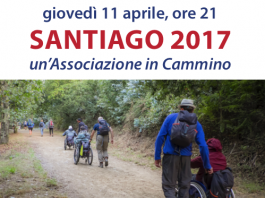 Locandina dell'associazione Santiago 2017