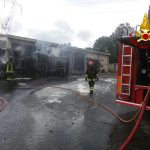 Vigili del fuoco al casello di Calenzano