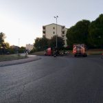 Furgone a fuoco
