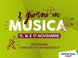 Tre giorni in musica al Centro Sesto Musica al Centro Sesto