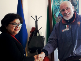 Tanta Italia nella giornata di Banchelli alla fine della “missione” in Nepal Marco Banchelli