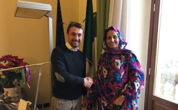 Lorenzo Falchi riceve la nuova rappresentante in Italia del Fronte Polisario Lorenzo Falchi