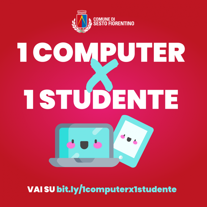 1 computer x 1 studente