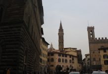 30 marzo 1336 – Incontro tra Boccaccio e Fiammetta Skyline- Duomo-Badia-Bargello