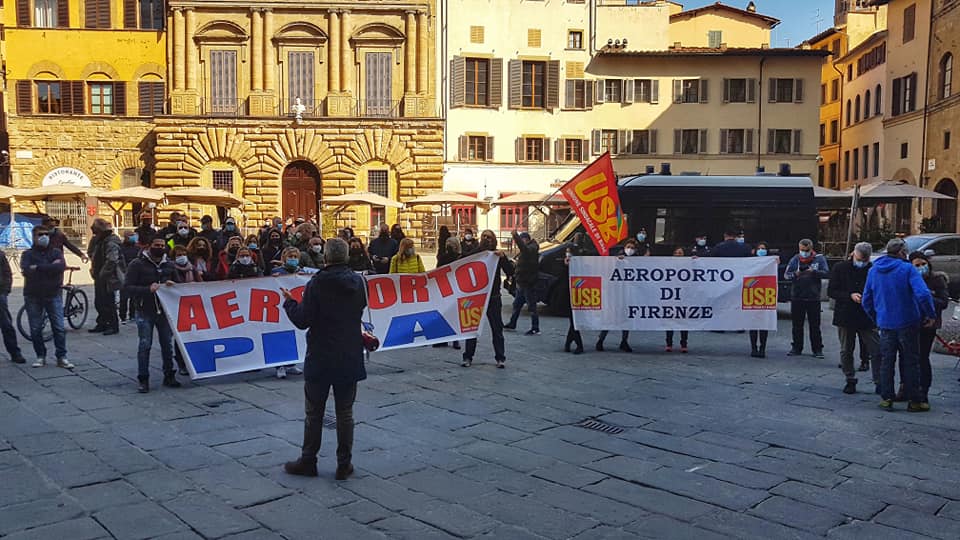 Manifestazione Toscana Aeroporti Handling