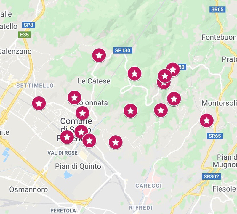 Strade di Liberazione - Sesto Fiorentino - Google My Maps