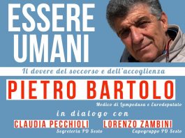 “Essere umani”: iniziativa del Pd Sesto col medico Pietro Bartolo Pd-Pietro Bartolo