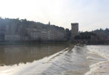 3 giugno 1877 – Il passaggio sotto l’Arno Pescaia di San Niccolò