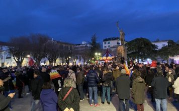 Manifestazione contro guerra