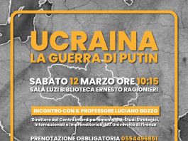 “Ucraina, la guerra di Putin”: incontro alla biblioteca Ragionieri Ucraina