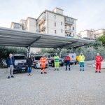 Protezione civile Sesto: ultimata la tettoia alla sede di via Paganini tettoia protezione civile sesto