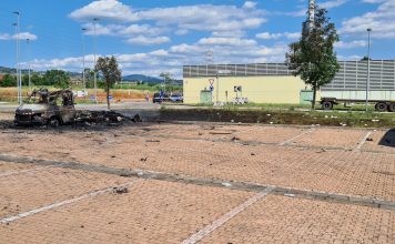Incendio camper Polo scientifico