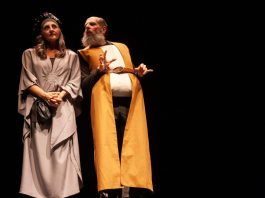 Falstaff e Don Chisciotte alla Biblioteca Ragionieri Falstaff Comedy foto Giorgia Micciani