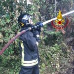 Sesto: a fuoco un annesso agricolo, non ci sono persone coinvolte Vigili del fuoco