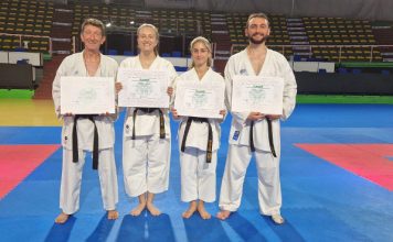 Accademia Karate Shotokan: quattro nuovi allenatori AKS Allenatori_2023_1