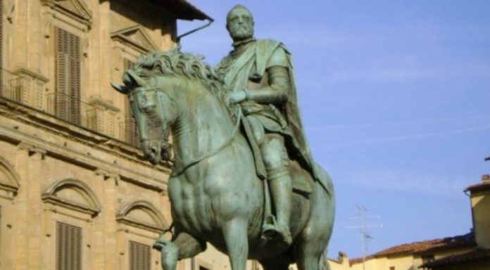 Cosimo I a cavallo