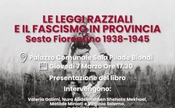 “Le leggi razziali e il fascismo in provincia”: presentazione del libro Locandina Comune di Sesto Fiorentino