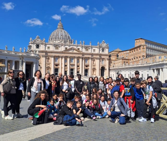 Studenti sestesi Roma-Papa Francesco