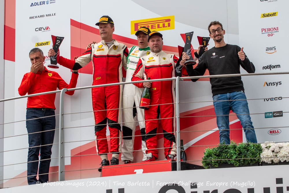 Ferrari Challenge (Mugello 2024) podio 3 - Trofeo Pirelli