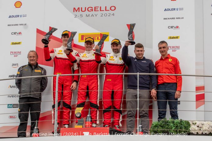 Ferrari Challenge (Mugello 2024) podio 4 - Trofeo Pirelli AM