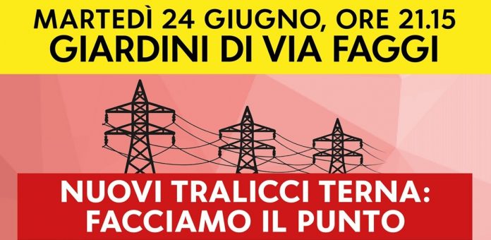 Sinistra per Calenzano: incontro tralicci Terna