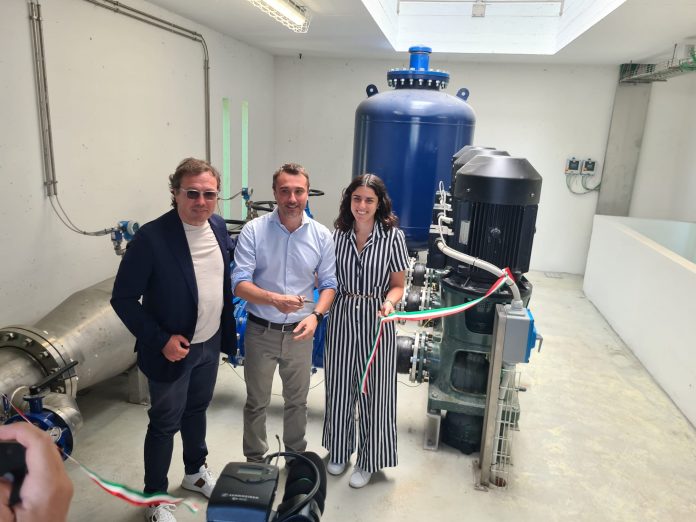 Inaugurazione centrale di pompaggio acqua (Perini-Falchi-Pecchioli)