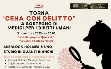 Sesto: cena con delitto a sostegno dei Medici per i diritti umani