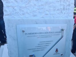 Un anno dall’esplosione al deposito ENI: Calenzano ricorda le cinque vittime 5 - Monumento caduti esplosione ENI