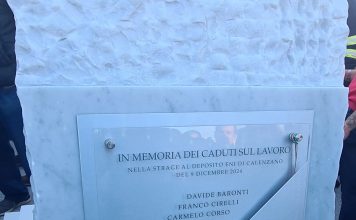 Un anno dall’esplosione al deposito ENI: Calenzano ricorda le cinque vittime 5 - Monumento caduti esplosione ENI