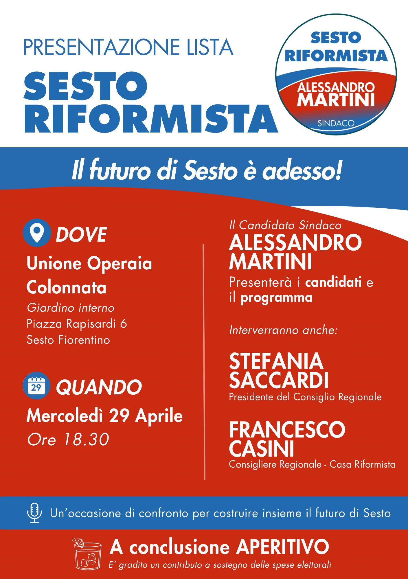 Presentazione lista Sesto Riformista
