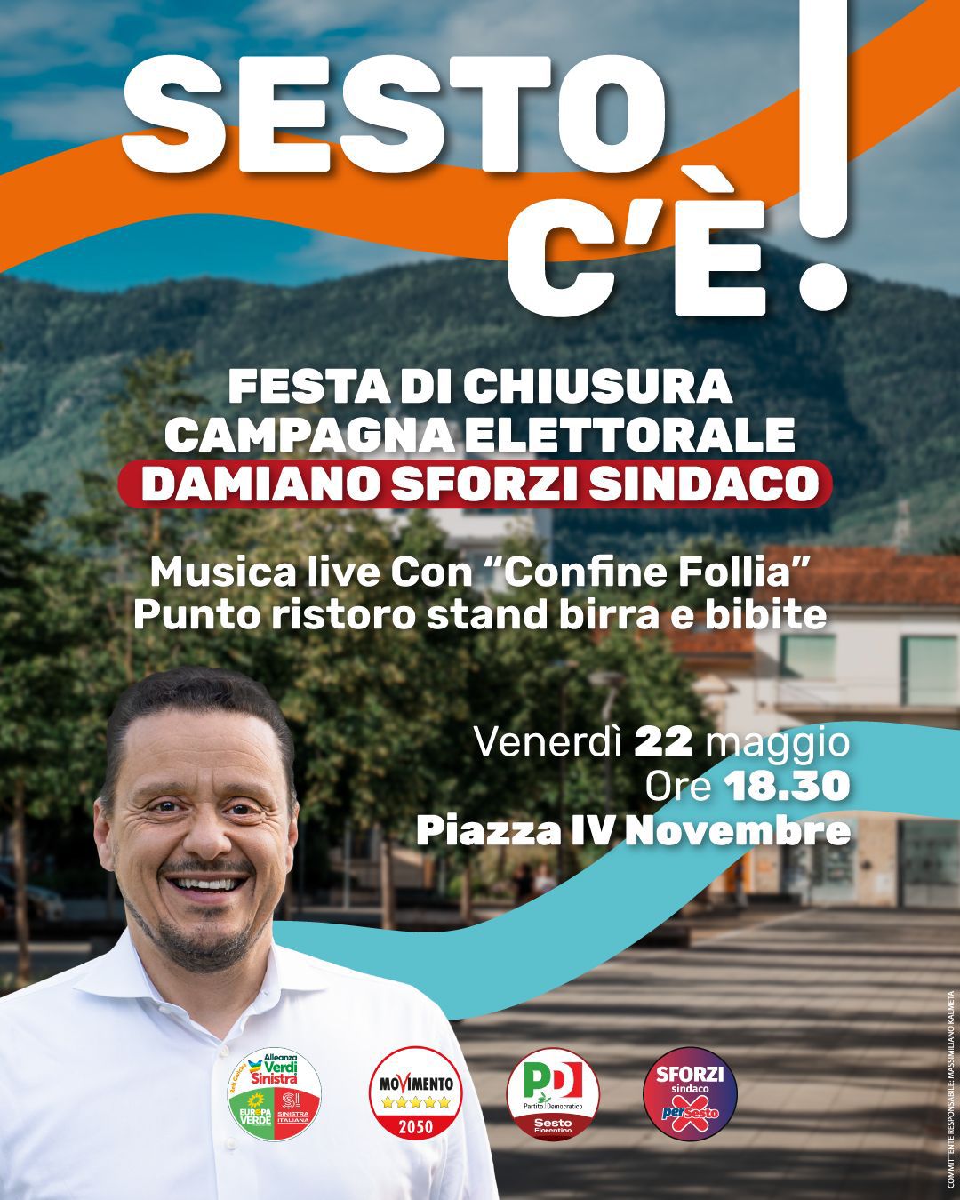 Sforzi-Fine campagna elettorale