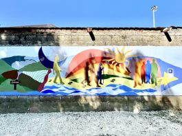 Settimello: nuovo murale lungo il Cammino di San Jacopo