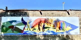 Settimello: nuovo murale lungo il Cammino di San Jacopo