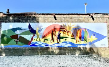 Settimello: nuovo murale lungo il Cammino di San Jacopo