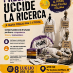 “La precarietà uccide la ricerca”: Flash mob al CNR di Sesto
