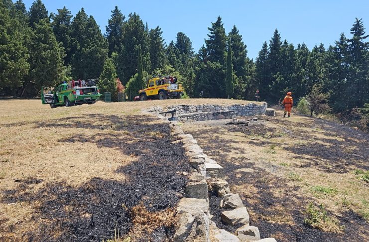 Sesto: incendio in zona Castellina. Non ci sono persone coinvolte