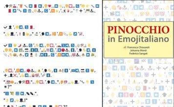 Pinocchio tradotto in Emojitaliano grazie ad ‘apice libri’