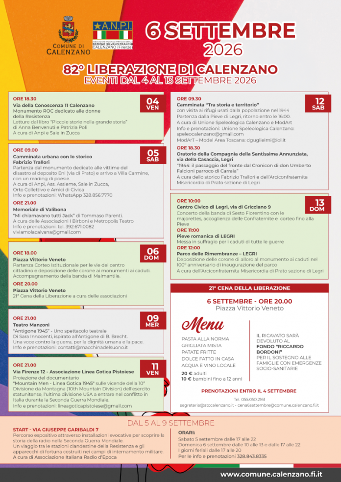 Liberazione di Calenzano Comune di Calenzano- Liberazione di calenzano