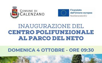 Inaugurazione del centro polifunzionale al Parco del Neto