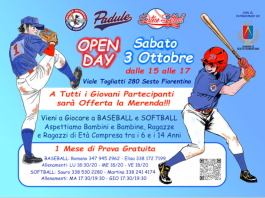 Baseball e softball: open day al campo di Padule Padule baseball
