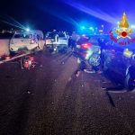 Sesto, incidente sulla A11: 2 feriti e 6 veicoli coinvolti Vigili del Fuoco